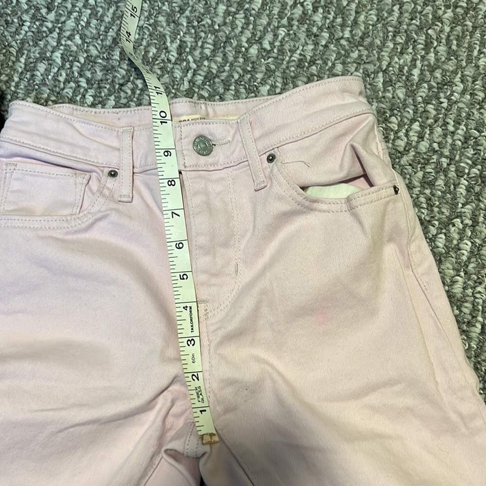Pink 721 Levi’s High Rise Skinny Jeans - Picture 9 of 14
